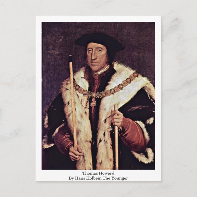 Carte Postale Thomas Howard Par Hans Holbein Le Plus Jeune (Devant)
