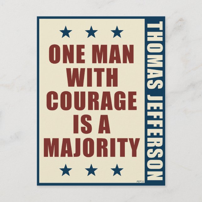 Carte Postale Thomas Jefferson (Devant)