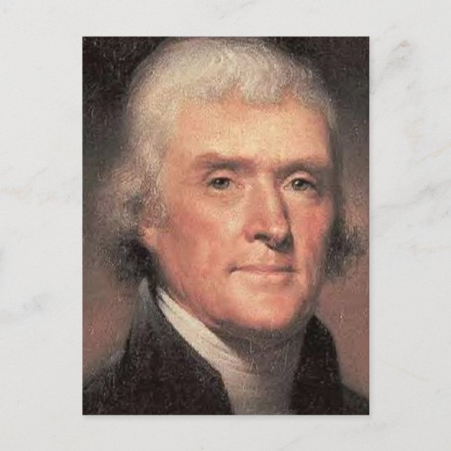 Carte Postale Thomas Jefferson (Devant)