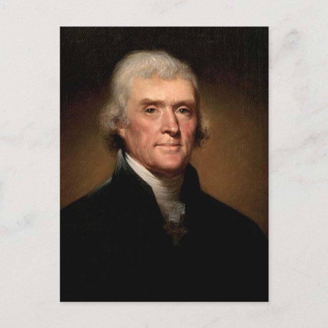 Carte Postale Thomas Jefferson (Devant)