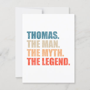 Carte Postale Thomas L'Homme Le Mythe La Légende