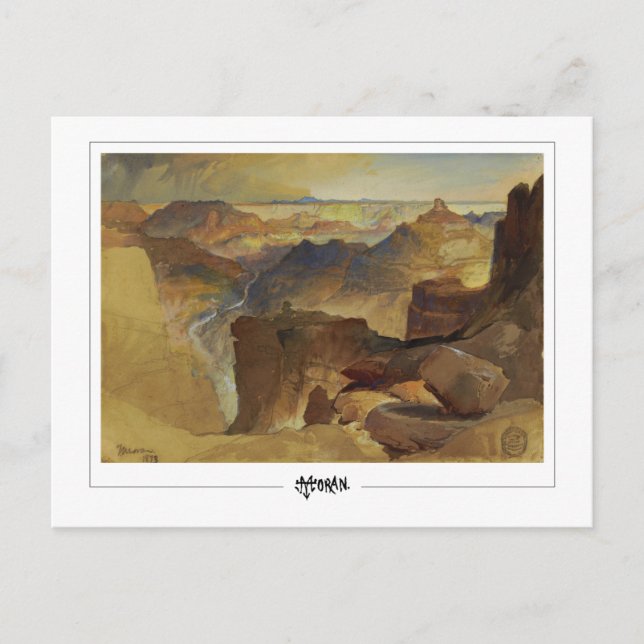 Carte Postale Thomas Moran #117 - Beaux-Arts (Devant)