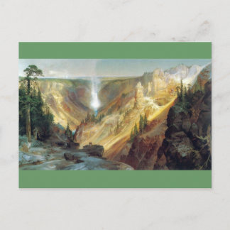 Carte Postale Thomas Moran - Grand Canyon du Yellowstone