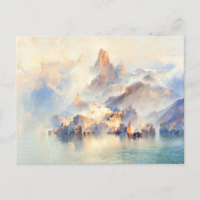 Carte Postale Thomas Moran - La ville du rêve (Devant)