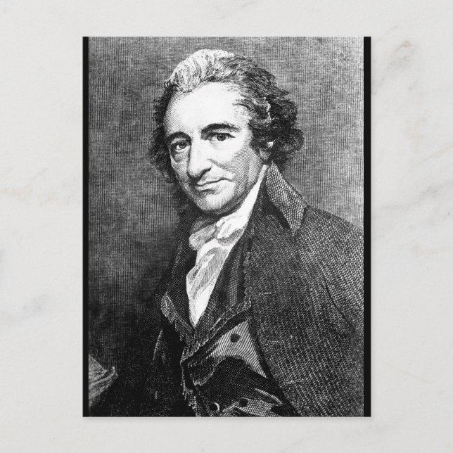 Carte Postale Thomas Paine.  Copier l'image _guerre (Devant)