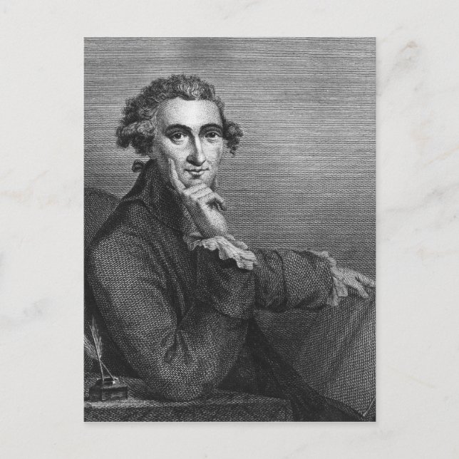 Carte Postale Thomas Paine, gravé par William Angus, 1791 (Devant)