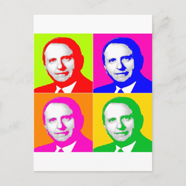 Carte Postale Thomas S. Monson Pop Art (Devant)