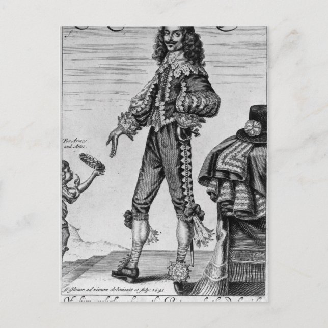 Carte Postale Thomas Urquhart, 1641 (Devant)