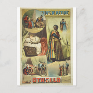 Carte Postale Thomas W. Keene dans Othello de William Shakespear