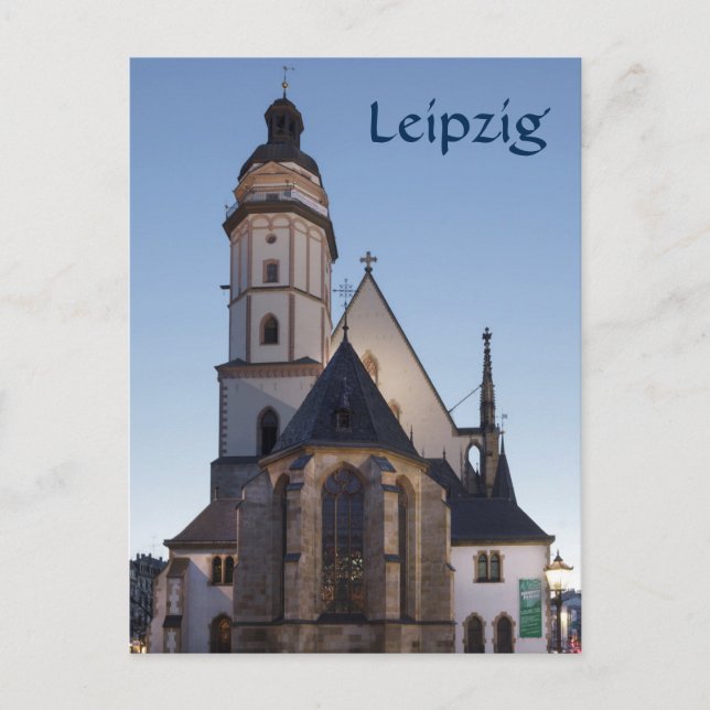 Carte Postale Thomaskirche, Leipzig (Devant)