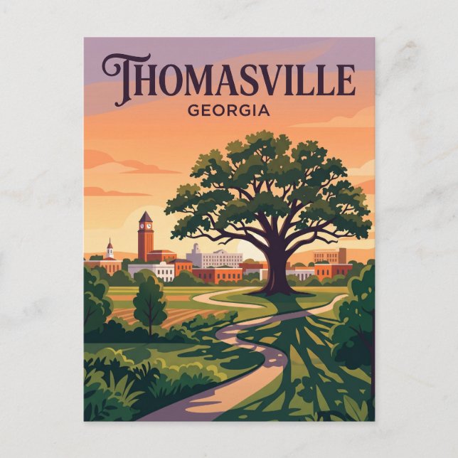 Carte Postale Thomasville États-Unis (Devant)