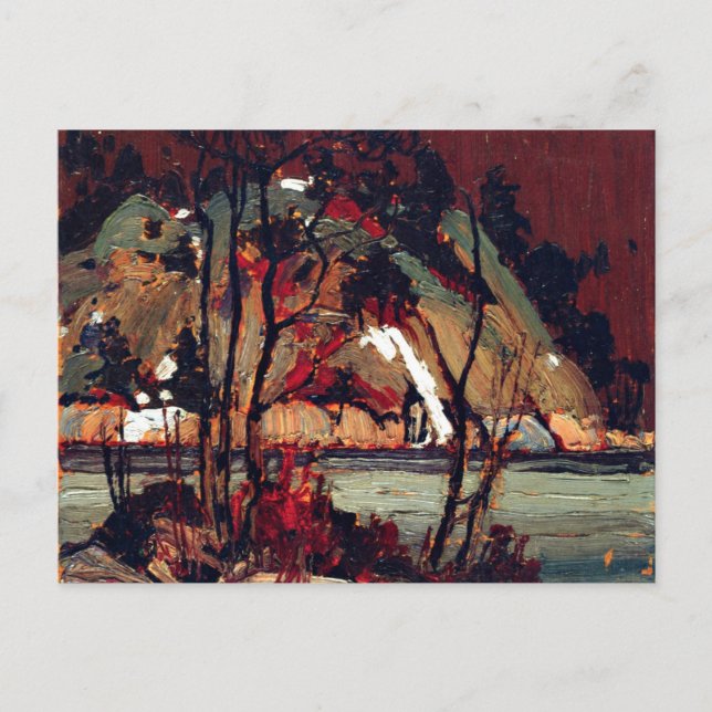 Carte Postale Thomson - Début du printemps au lac Cauchon (Devant)