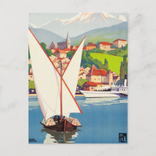 Carte Postale Thonon Les Bains Français Travel Europe