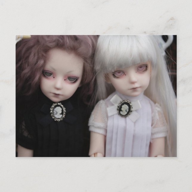 Carte postale Thora et Rune côte à côte (Devant)