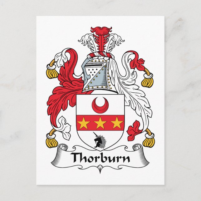 Carte Postale Thorburn Family Crest (Devant)