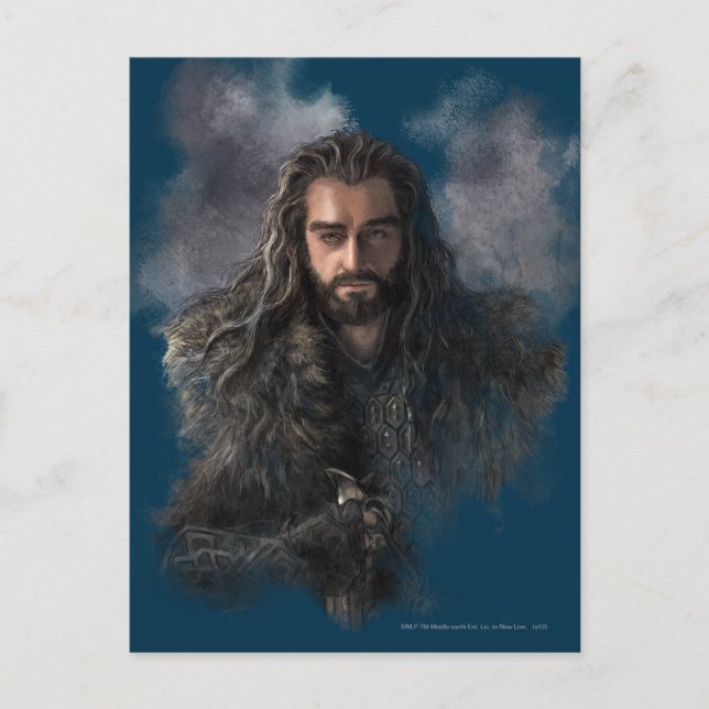 Carte Postale THORIN OAKENSHIELD™ Illustration (Devant)