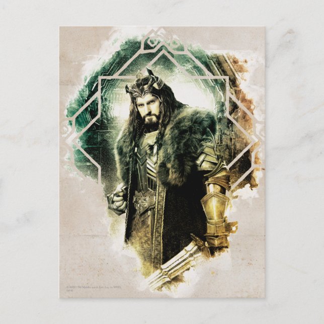 Carte Postale THORIN OAKENSHIELD™ - King Under The Mountain (Devant)
