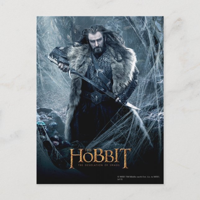 Carte Postale THORIN OAKENSHIELD™ Poster de caractères 3 (Devant)