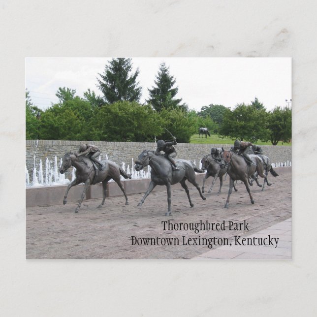 Carte Postale Thoroughbred Park Downtown Lexington, ... (Devant)