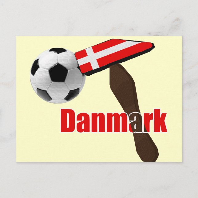 Carte Postale Thors Hammer Danmark Dynamite Fodbold 2014 (Devant)