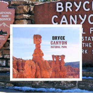 Carte Postale Thor's Hammer Hoodoo Parc national de Bryce Canyon