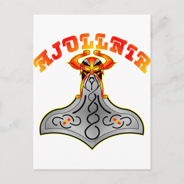 Carte Postale Thor's Hammer Mjollnir (Devant)