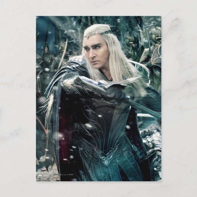 Carte Postale Thranduil dans la bataille (Devant)