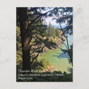 Carte Postale Thunder Rock Cove, Samuel H. Boardman, Oregon