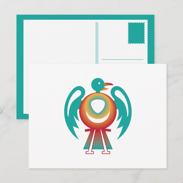 Carte Postale thunderbird v2 (Devant / Derrière)