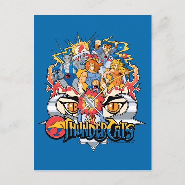 Carte Postale ThunderCats | Firey Group Graphic (Devant)