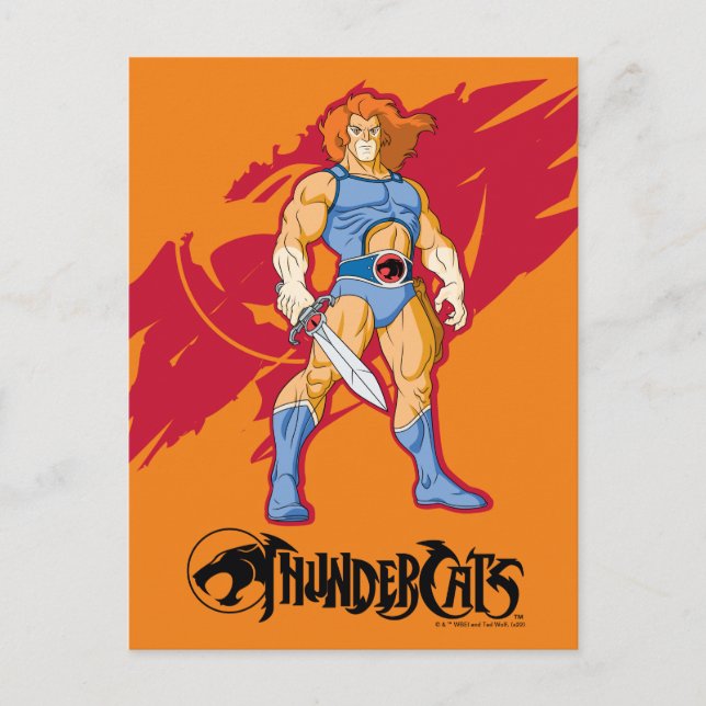 Carte Postale ThunderCats | Graphisme de personnage de Lion-O (Devant)
