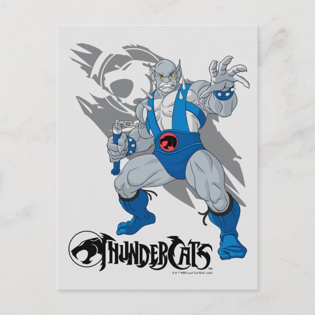 Carte Postale ThunderCats | Graphisme de personnage Panthro (Devant)
