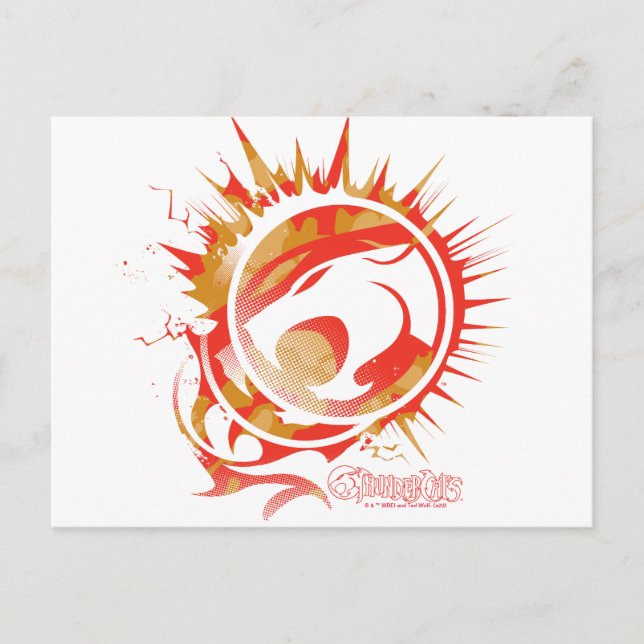 Carte Postale ThunderCats | Logo explosif (Devant)
