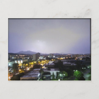 Carte Postale Thunderstorm sur Thessalonique, Grèce