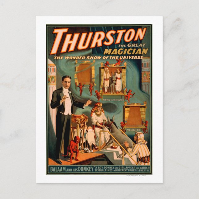 Carte Postale Thurston - Démons & Disparition de l'Âne Tour de M (Devant)