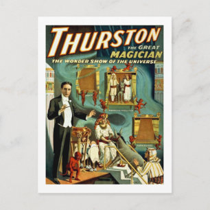 Carte Postale Thurston le Magicien - Le Spectacle des merveilles