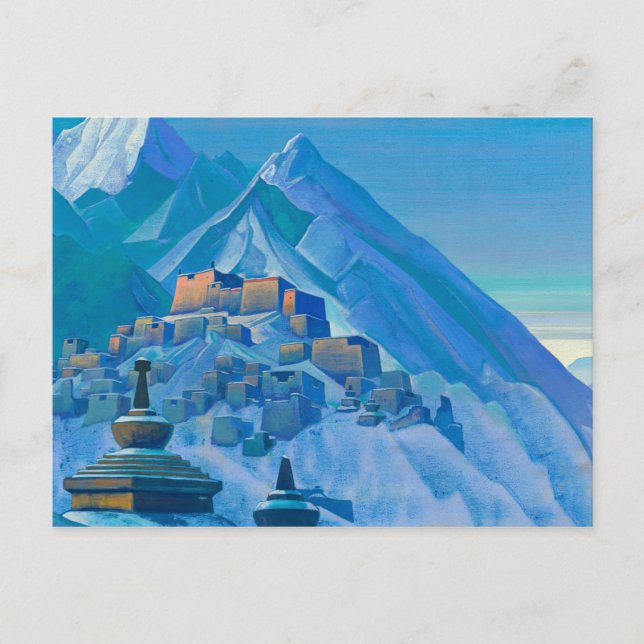 Carte Postale Tibet, Himalaya, 1933 par Nicholas Roerich (Devant)