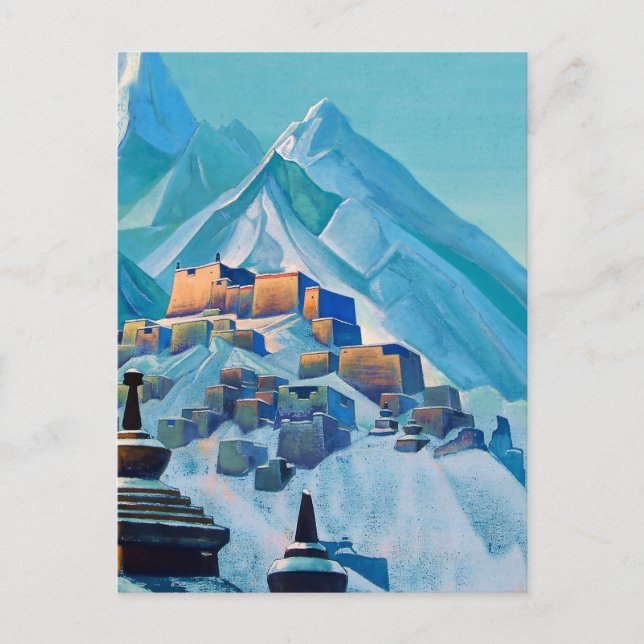 Carte Postale « Tibet Himalayas » de Nicholas Roerich (Devant)
