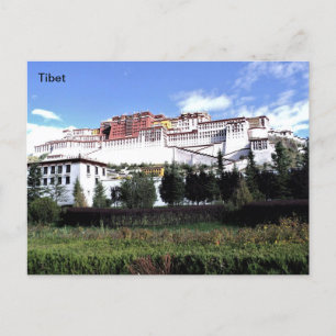 Carte Postale Tibet, Le Palais du Potala à Lhassa, Chine.