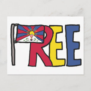 Carte Postale Tibet libre