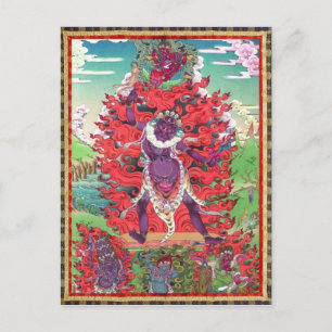 Carte Postale Tibétain Thangka Ekajati Art