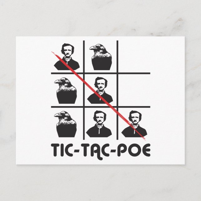 CARTE POSTALE TIC-TAC-POE (Devant)