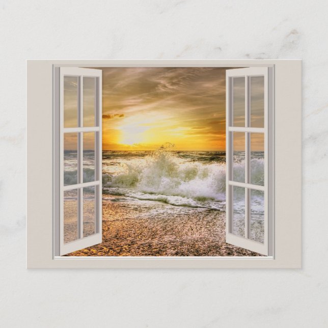 Carte postale Tide entrante Sunset Beach (Devant)