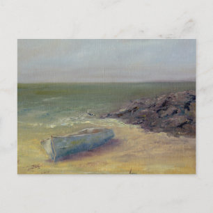 Carte Postale Tide's Rolling In - Bateau sur le rivage