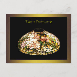 Carte Postale Tiffany Lamp Fine Art Excellent