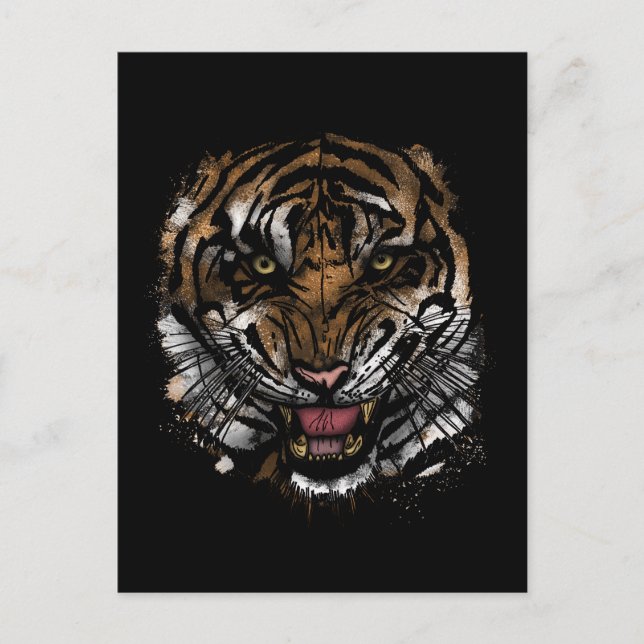 Carte Postale Tiger (Devant)