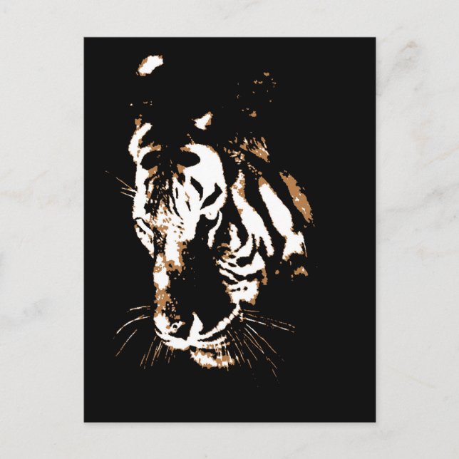 Carte Postale Tiger (Devant)