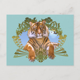Carte Postale Tiger - Endangered Species