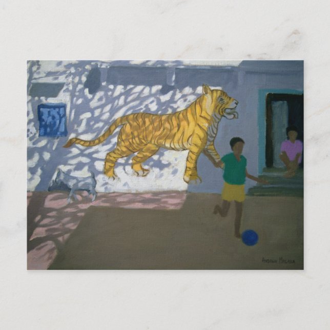 Carte Postale Tiger Inde (Devant)