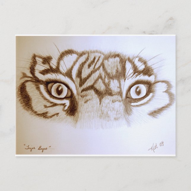 Carte Postale Tigereyes (Devant)
